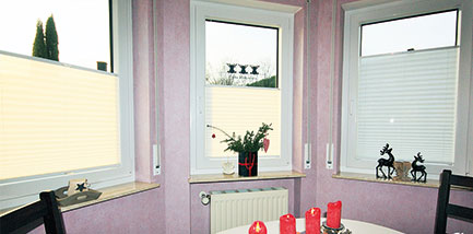 Plissee Fensterdeko